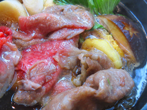 いしかわ牛のすき焼き
