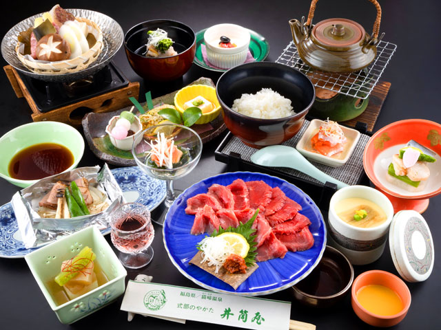 会津産馬刺し付プラン