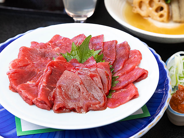 会津産馬刺し付プラン